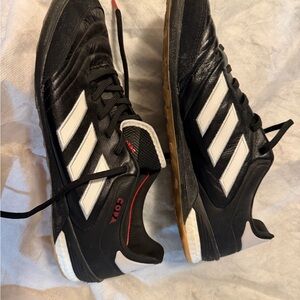 Adidas Men's Black and White Athletic Shoes